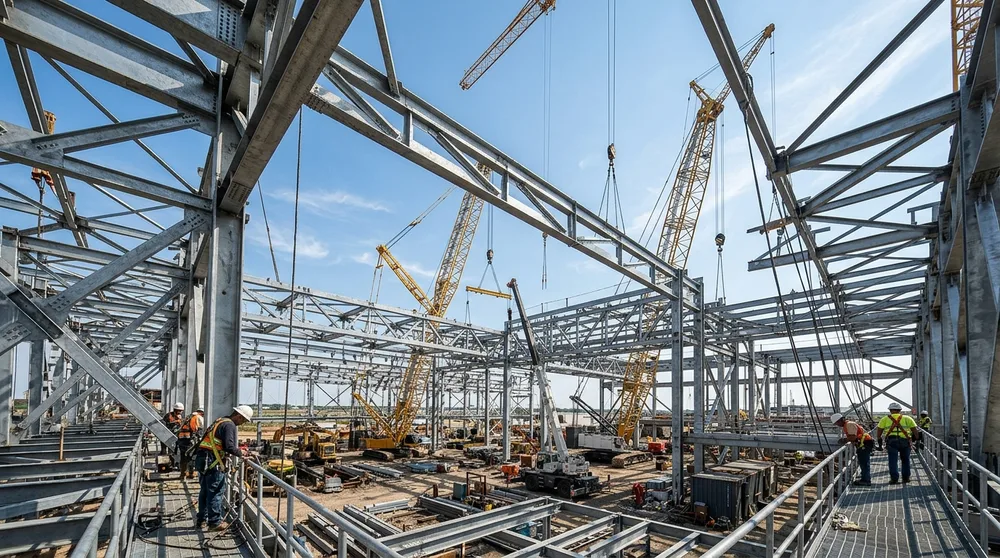 Fotografía del proyecto: Estructura para nave logística